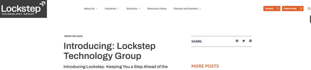 Transformyx Lockstep Technology Group data center managed IT Baton Rouge homepage