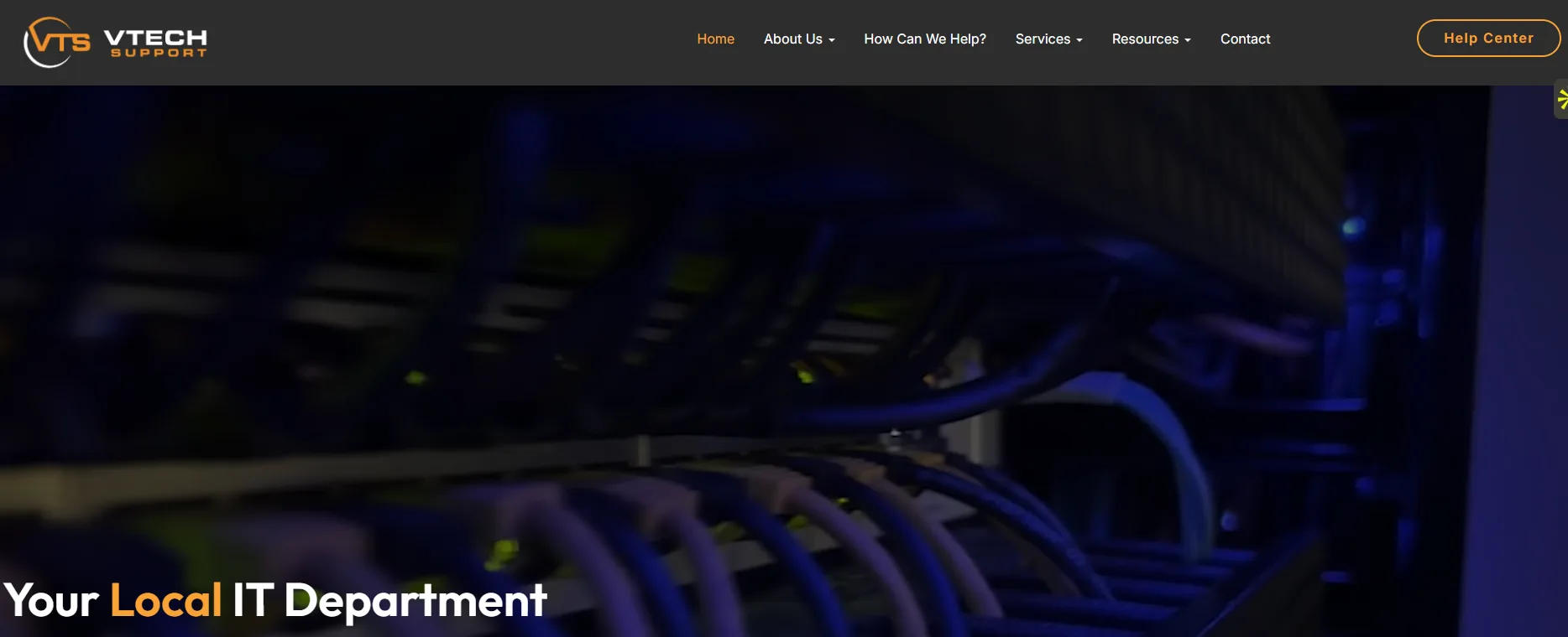 VTech Support managed IT services Bakersfield homepage