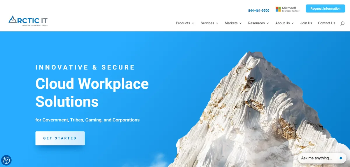 Arctic IT managed IT services Alaska homepage