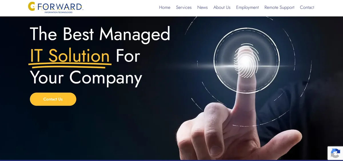 C-Forward managed IT services Covington Northern Kentucky homepage