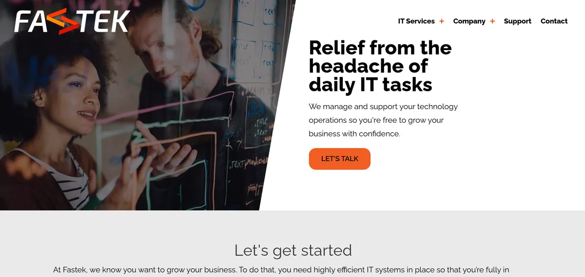 Fastek Technology Services managed IT services Owensboro Kentucky homepage