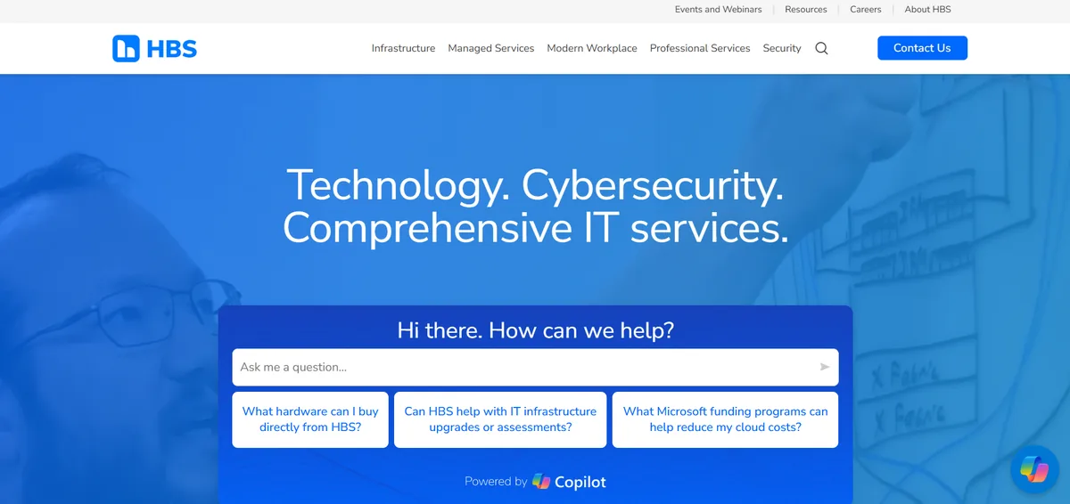 Midwest Computech managed IT services website homepage