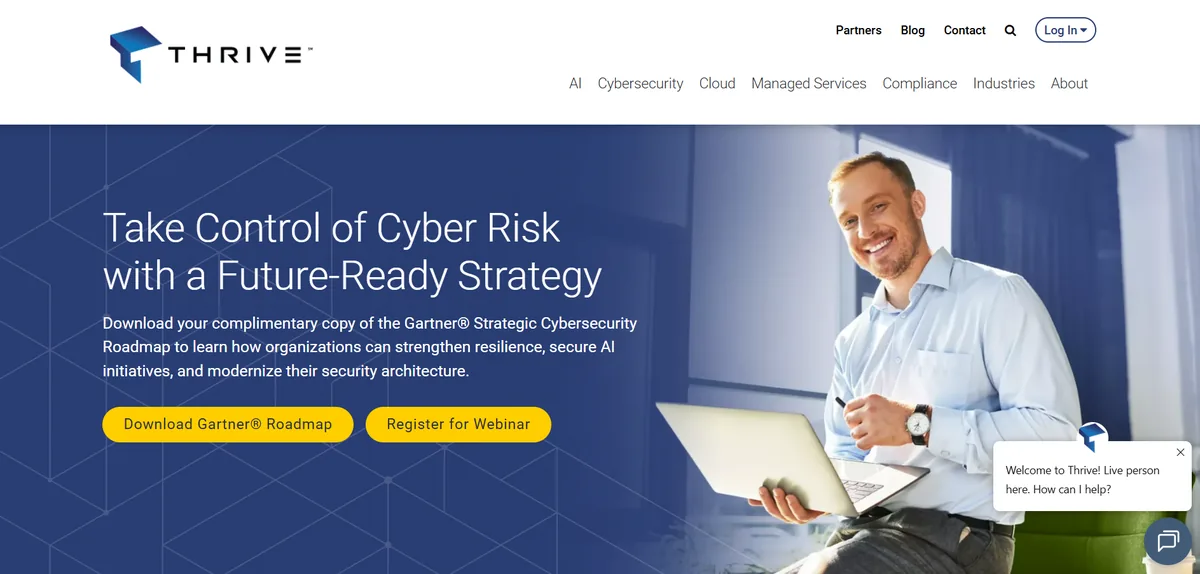 Safety Net Thrive managed IT services Michigan homepage